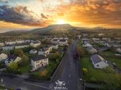 Aerial shot of The Dartry Mountains near Kinlough, Leitrim. - Digital Download image