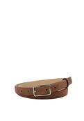 Abro Leather Suede Belt in Wood image
