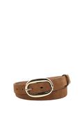 Abro Leather Suede Belt in Wood image