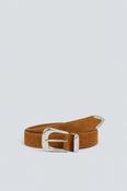 Suncoo Ailana Leather Belt in Caramel