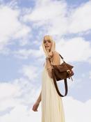 Abro Temi Medium Shoulder Bag in Wood image
