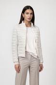 Monari Quilted Jacket with Neoprene in Pearly