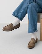 Paul Green Suede Loafers 1228 in Beige