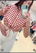 iBlue Ottone Blouse in Bordeaux Tile image