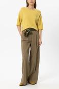 Luisa Cerano Cashmere Blend Sweater in Signal Yellow image