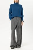 Luisa Cerano Cashmere-Blend Turtleneck in Sapphire