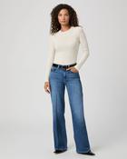 Paige Tatum 32' Wide-Leg Jeans in BookShelf
