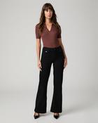 Paige Leenah 32 inch Wide Leg in Black Shadow