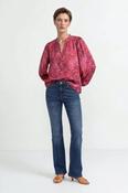 Rich &amp; Royal Blouse with Balloon Sleeves