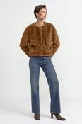 Rich &amp; Royal Faux Fur Jacket image