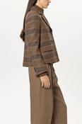 Luisa Cerano Checked Wool-Blend Blazer in Multi image
