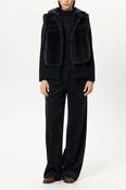 Luisa Cerano Faux Fur-Effect Vest in Winter Navy image