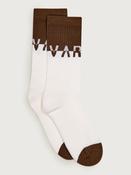 Varley Stellar Socks in Egret/Deep Taupe image