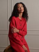 Varley Olwen Button Front Sweat in Red Marl image