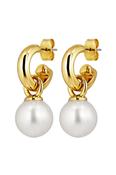Dyrberg/Kern Lona White Pearl Earrings image