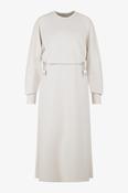 Sportalm Sweat Dress in Layered Look in Gray Silk image