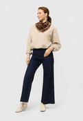 Codello Noble Scarf made of Wool with Leopard Pattern