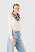 Codello Noble Scarf made of Wool with Leopard Pattern