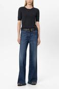 Luisa Cerano Authentic Bootcut Denim in Blue image