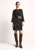 Riani Chiffon Dress with Zebra Print image