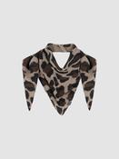 Repeat Wool-Cashmere Leopard-Print Scarf