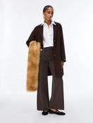 iBlues Baldo Striaght-Fit Coat in Brown image