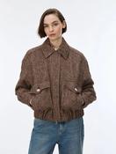iBlues Esedra Coat in Brown Herring-Bone image