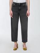iBlues Barrel-Leg Jeans in Grey Denim image