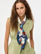 iBlues Silk Scarf in Wool White
