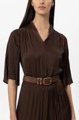 Luisa Cerano Leather Belt with Metal Details image
