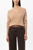 Luisa Cerano Leather Belt in Cognac image