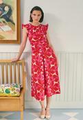 Dea Kiudibal Ofelia Midi Dress in Hazel Berry image