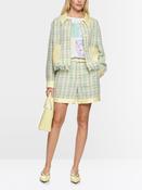 MarcCain Contrast Colour Detailed Jacket in Pink Tulle