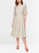 MarcCain Flowing Dress with Leopard Print image