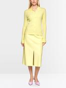 MarcCain Ribbed Stretch Cardigan in Deep Limonella