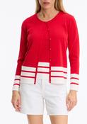 Leo &amp; Ugo Twin-Set in Red/White