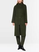 MarcCain Luxury Coat in Forest Night