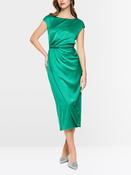 MarcCain Midi Dress with Wrap in Green image