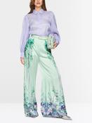 MarcCain Puffy-Sleeve Blouse in Purple Heather image