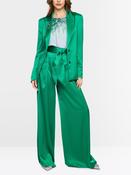 MarcCain WinniPeg Wide-Fit Trousers in Green image