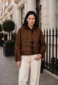 OakWood Sabrina Reversible Wool Jacket in Toffee image