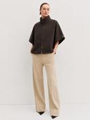 Emme Abito Cape in Dark Brown