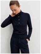 Emme Onde Sweater in Navy