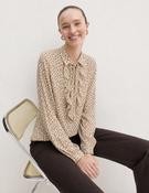 Emme Albore Blouse in Ivory Small