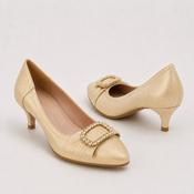 Le Babe Kitten Heel in Luce Gold image