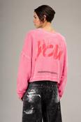 Liv Bergen Graz Organic Sweater in Flamingo