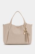 Guess Melody Satchel Shopper in Light Taupe image