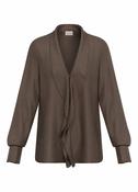Emme Aggravi Blouse in Dark Brown