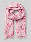 Hemisphere Pink H Print Scarf image