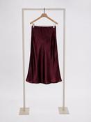 Herzen Rock Silk Skirt in Dark Burgundy image